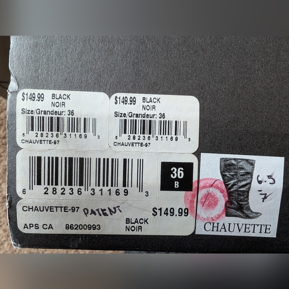 Chauvette Black Patent Women Wedges